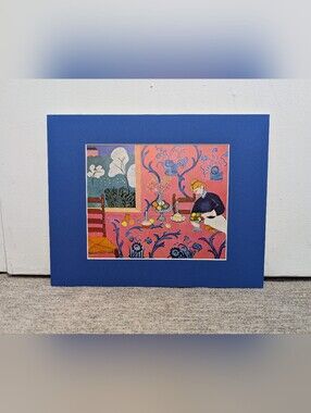 Henri Matisse "Harmony In Red (Red Room)" Bookplate Decorative Wall Art Print